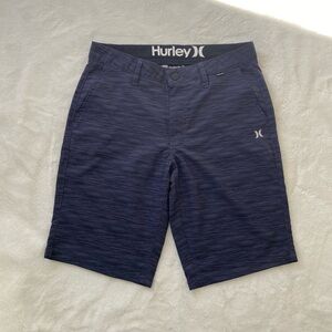 Hurley Hybrid Walk Board Shorts Sz 30 Navy Heather Quick Dry Water Repellent